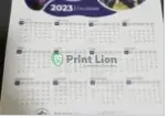 6-page/ 6-leaf wall calendar printing — image 1