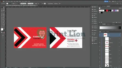 Business card design services