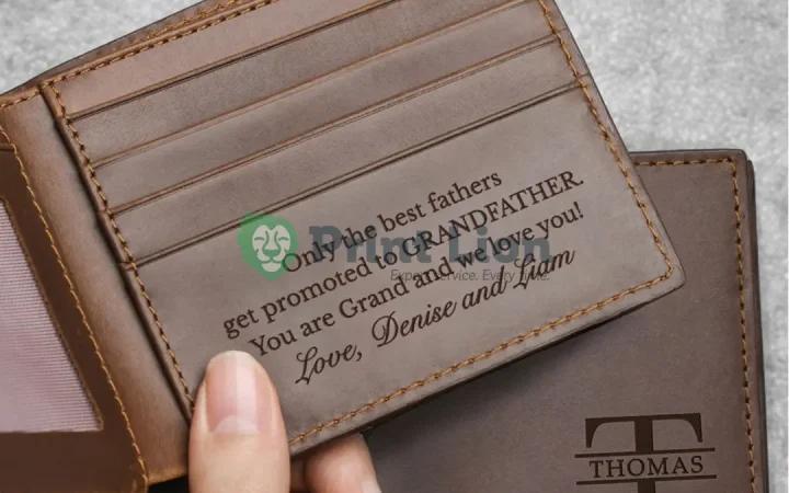 Wallet printing/ engraving