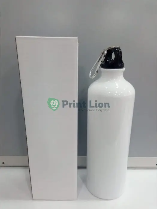 Water Bottles (Metallic Sub White) 750mls PLWB009