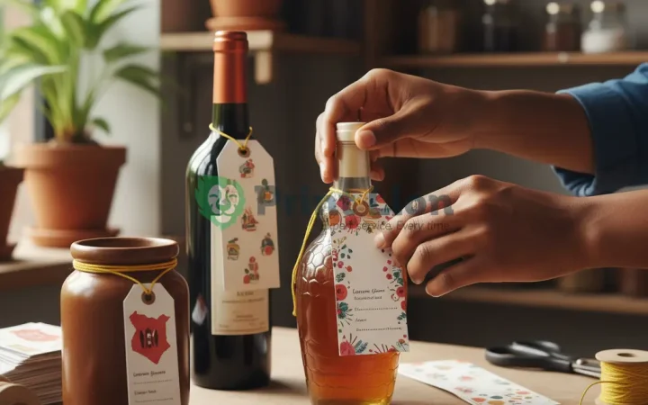 Bottle neck tags