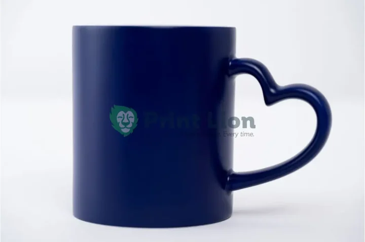 Blue love handle magic mug PLMG039