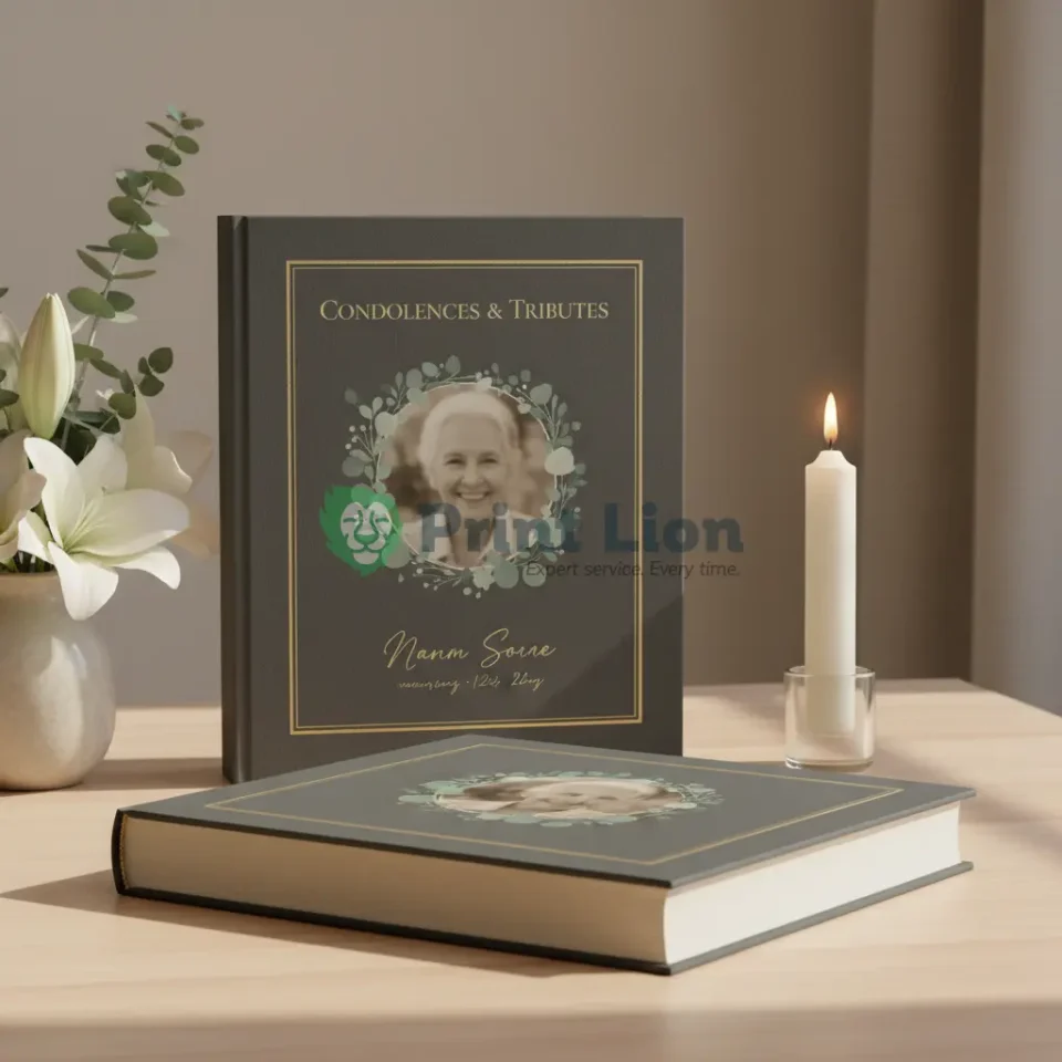 Condolences / tributes book