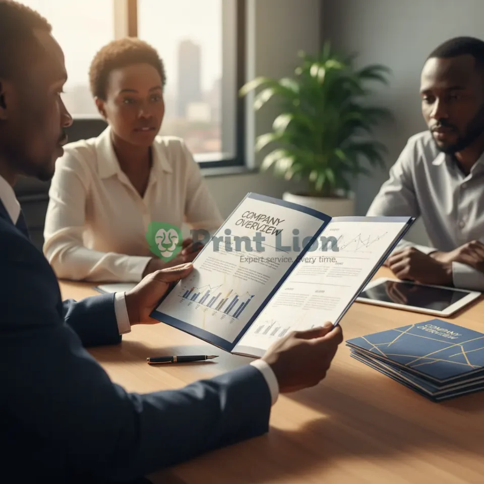 Company profile booklets