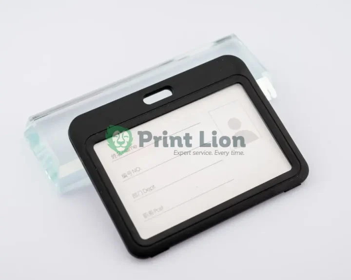 Black landscape card holders. *10*8cm* PLCH005
