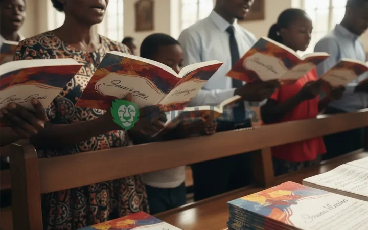 Church hymn books printing