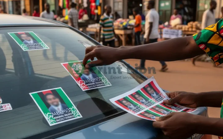 Campaign stickers