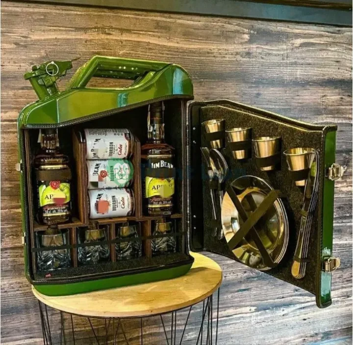 JERRYCAN ALCOHOL CABINET STORAGE BAR PLBA001