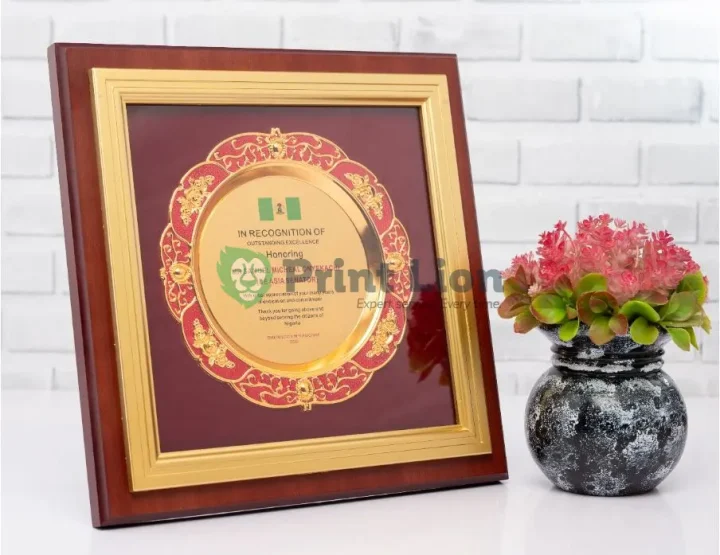 A3 executive award. 33*33cn PLAW108