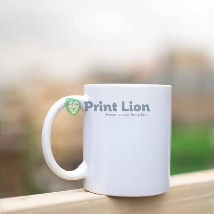 Normal white mugs. 325ml PLMG027