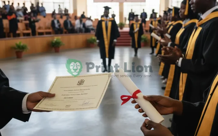 Graduation certificates
