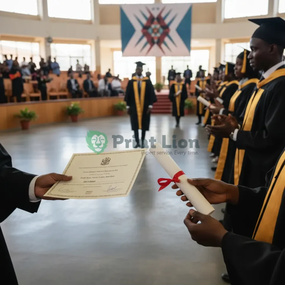Graduation certificates