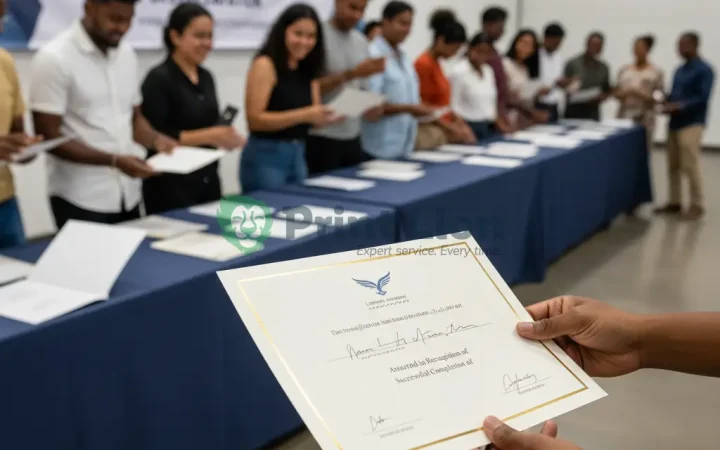 Certificate printing
