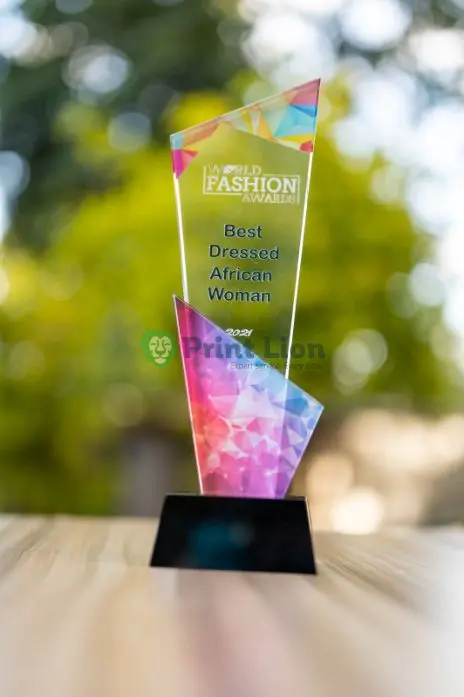 Fancy glass awards 18*10cm PLAW187
