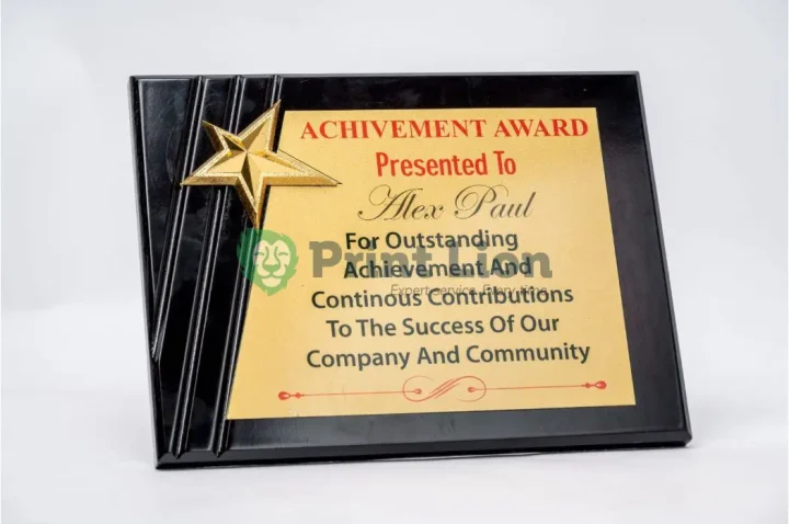 Star wooden awards PLAW054