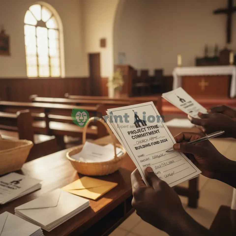 Church Pledge Cards