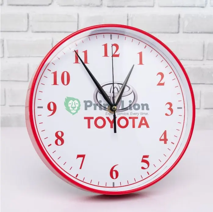 Red clocks cm diameter PLCK025