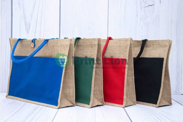 A3 SISAL BUTTONED JUTE BAG PLBG027