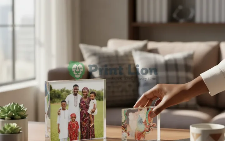 Acrylic photo blocks