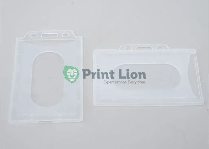 Plastic card holders. 8.6*5.4cm PLCH011
