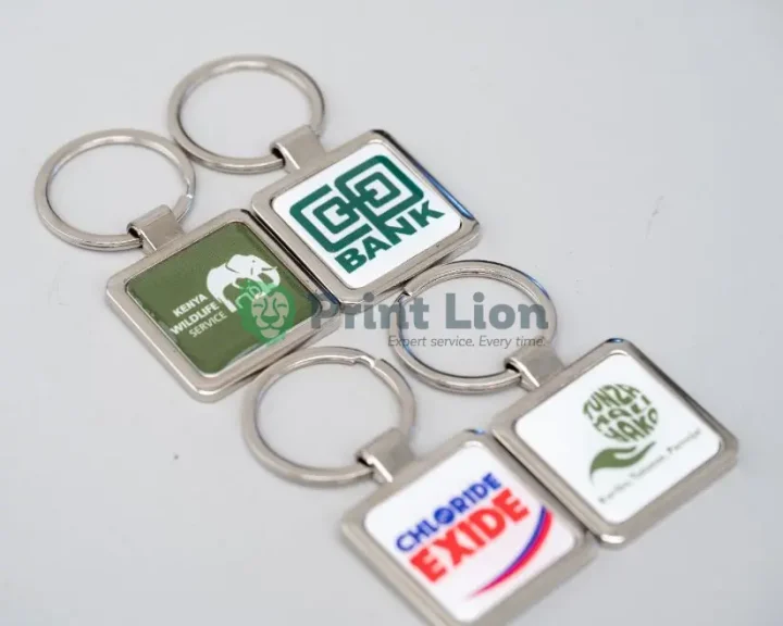 Square keyholders. Single sided 3x3cm PLKH056