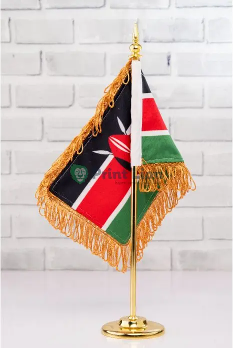Gold A3 flag stand PLFG007