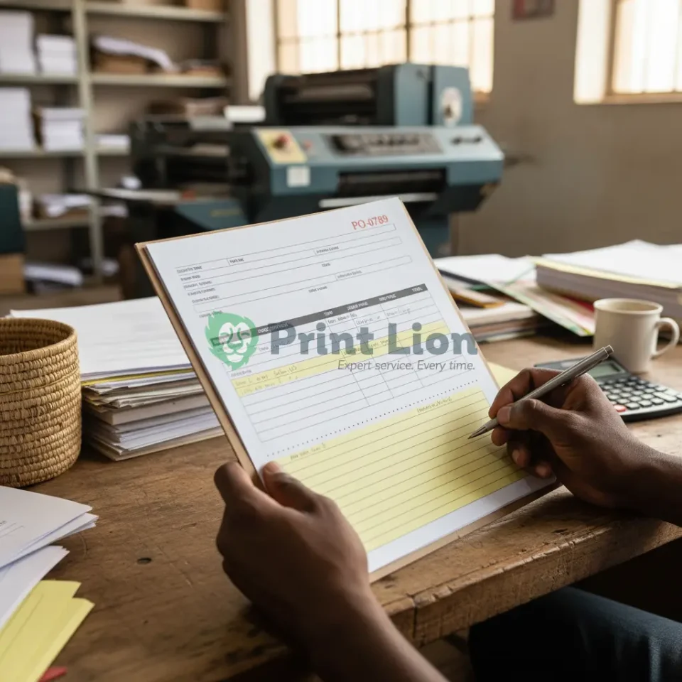 Purchase order books
