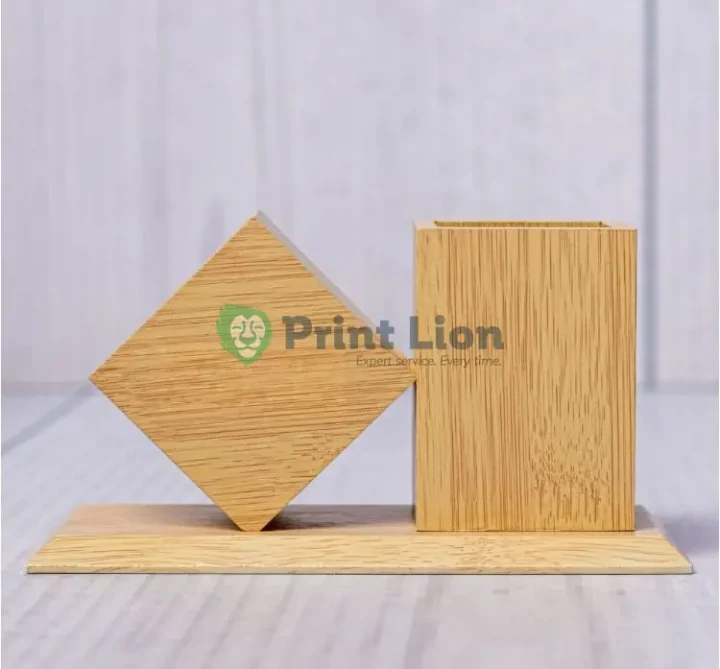Diamond wooden pen holder PLPH015
