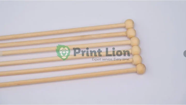 Bamboo hand flag holder PLFG005